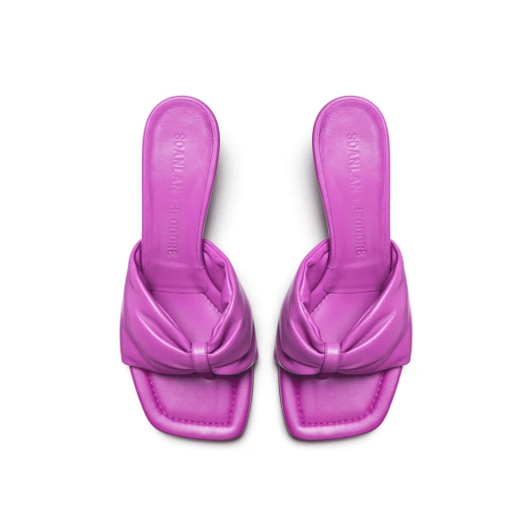 Scanlan Theodore Soft Sandal 4.5 in Fuschia | Sandals | Luxury Shoes 