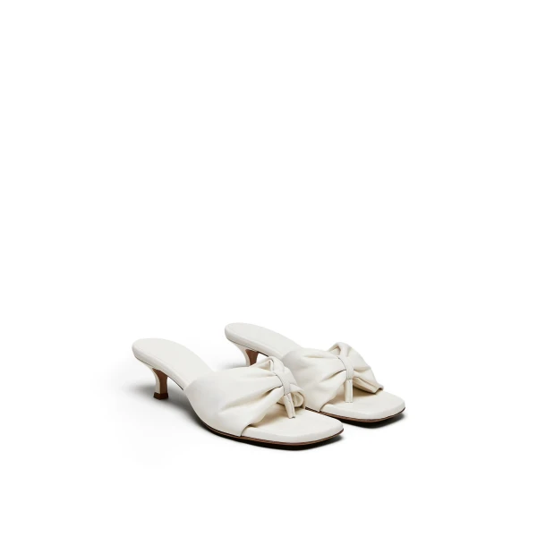 Scanlan Theodore Soft Sandal 4.5 in Parchment | Sandals | Luxury Shoes 