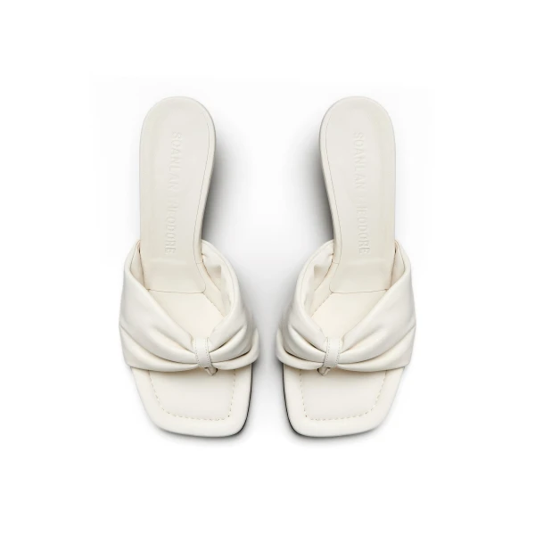Scanlan Theodore Soft Sandal 4.5 in Parchment | Sandals | Luxury Shoes 