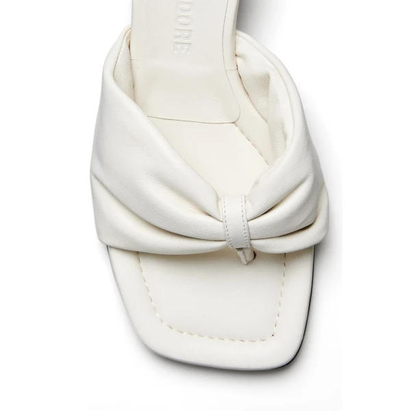 Scanlan Theodore Soft Sandal 4.5 in Parchment | Sandals | Luxury Shoes 