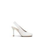 Scanlan Theodore Square Toe Slingback 9.5 in Cloud | Heels | Luxury Shoes 