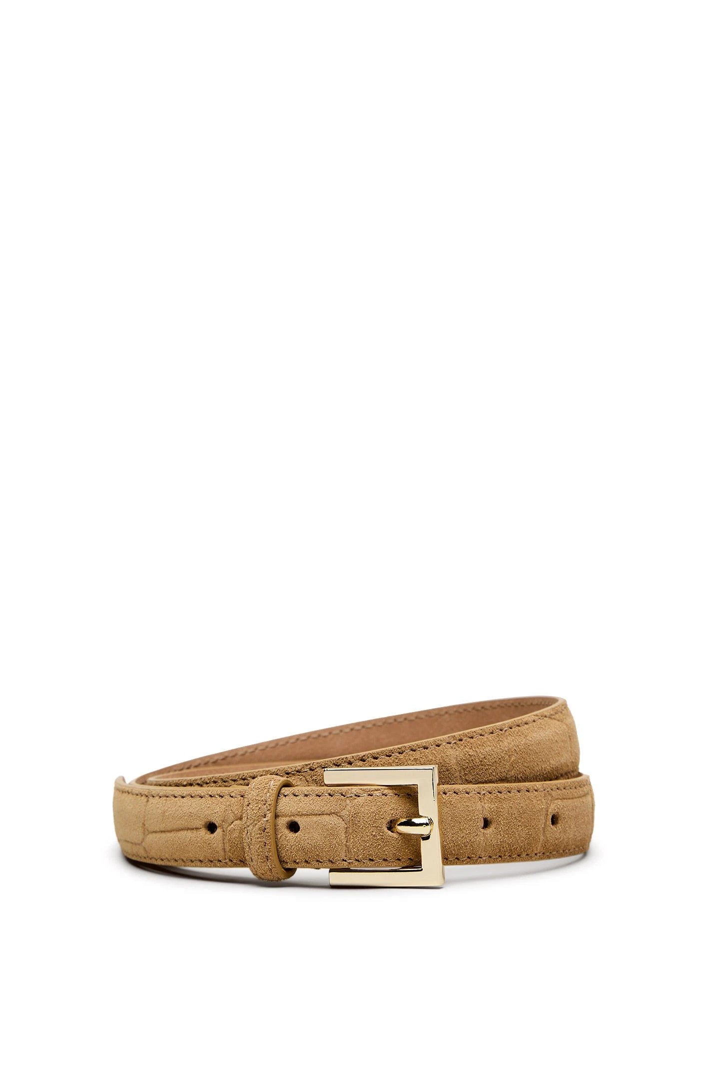 Scanlan Theodore Squared Buckle Belt 2 cm in Camel Scanlan Theodore Squared Buckle Belt 2 cm in Camel | Belts | Luxury Shoes