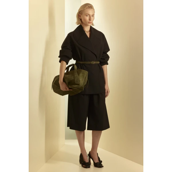 Scanlan Theodore Squared Buckle Belt 2 cm in Jungle | Belts | Luxury Shoes 