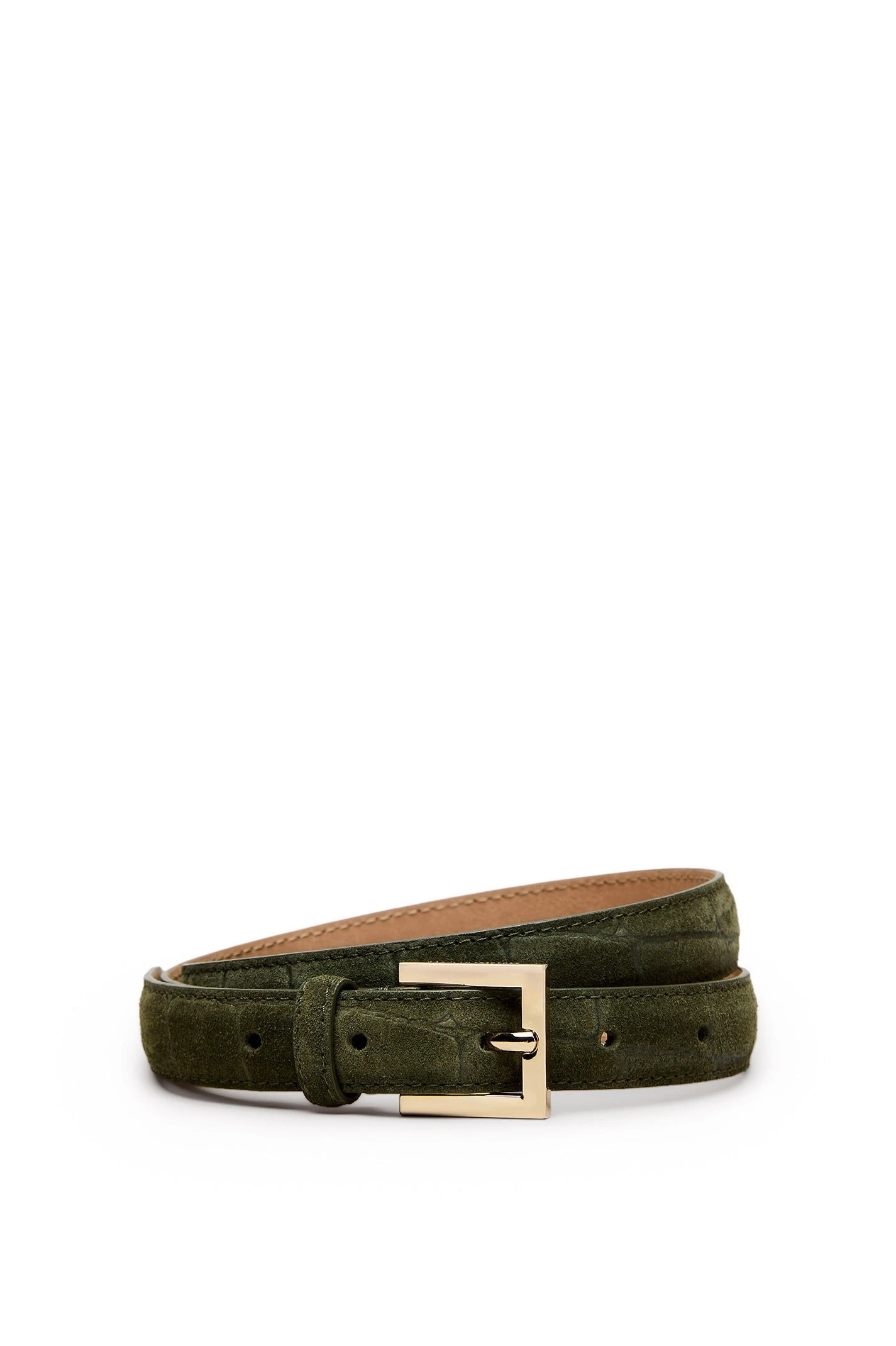 Scanlan Theodore Squared Buckle Belt 2 cm in Jungle Scanlan Theodore Squared Buckle Belt 2 cm in Jungle | Belts | Luxury Shoes