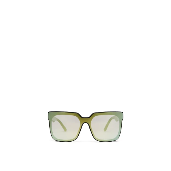 Squared Sunglasses in Black Gold