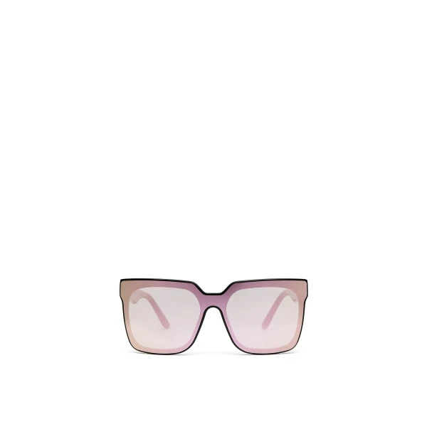 Squared Sunglasses in Black Rose