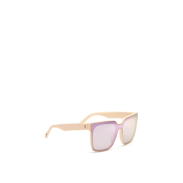 Scanlan Theodore Squared Sunglasses in Cream Pink | Sunglasses | Luxury Shoes 