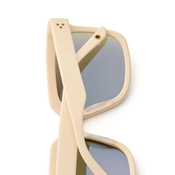 Scanlan Theodore Squared Sunglasses in Cream Purple | Sunglasses | Luxury Shoes 