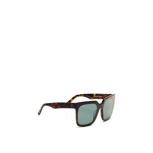 Scanlan Theodore Squared Sunglasses in Tortoise Green | Sunglasses | Luxury Shoes 