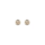 Scanlan Theodore Sun Studs in Light Gold Scanlan Theodore Sun Studs in Light Gold | Earrings | Luxury Shoes