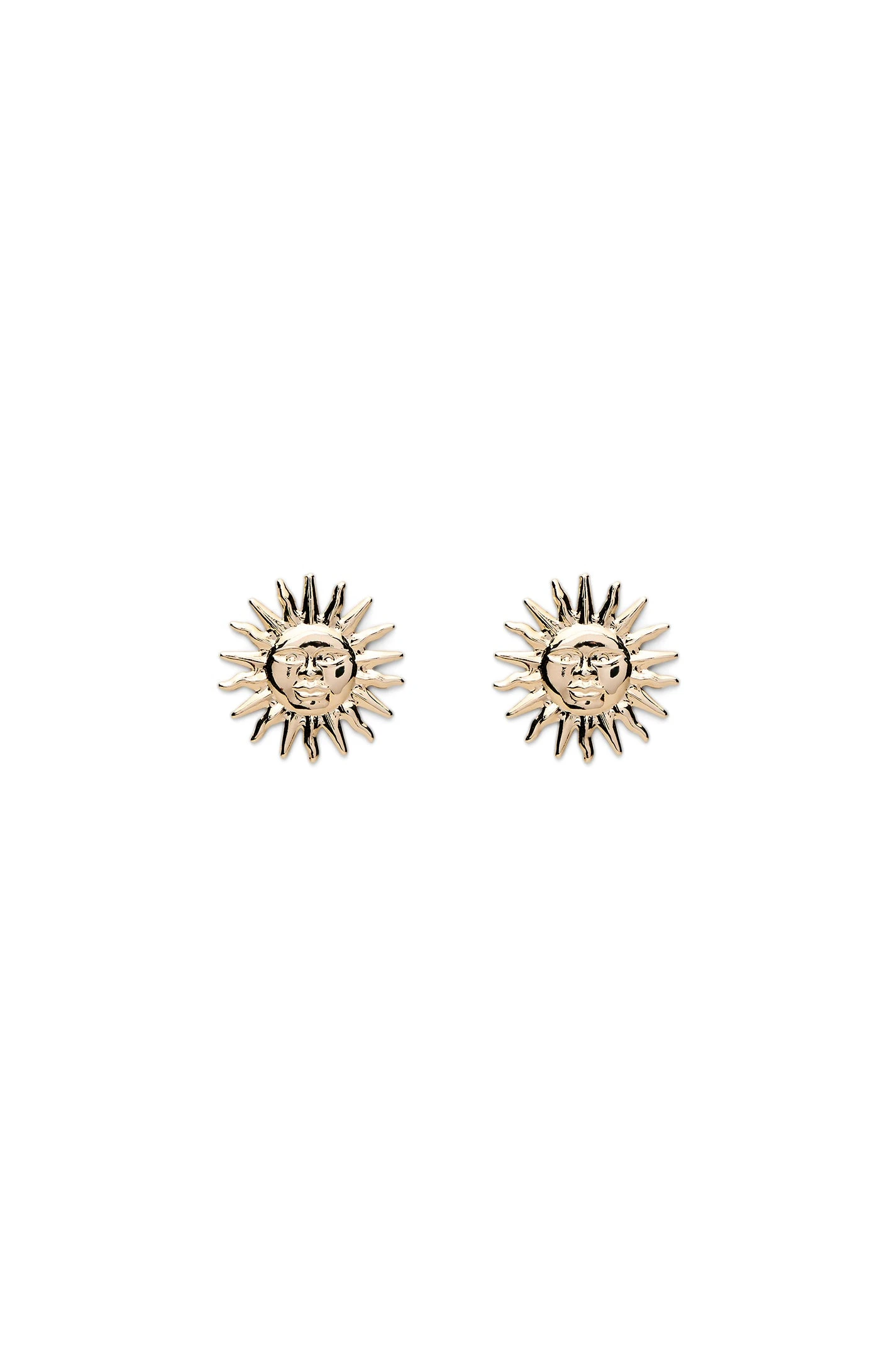 Scanlan Theodore Sun Studs in Light Gold Scanlan Theodore Sun Studs in Light Gold | Earrings | Luxury Shoes