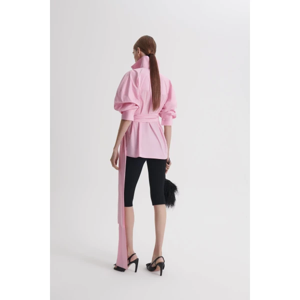 Scanlan Theodore Taffeta Sportif Tie in Sugar | Scarves | Luxury Shoes 