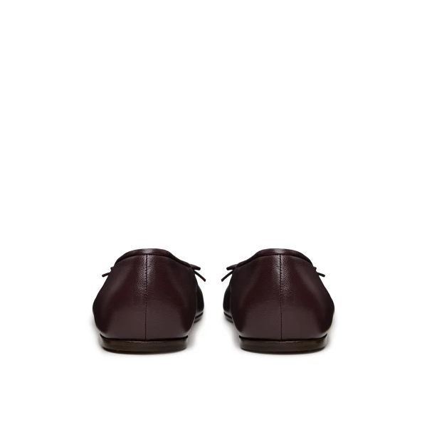 Scanlan Theodore Tailored Ballet Flat in Mogano | Flats | Luxury Shoes 
