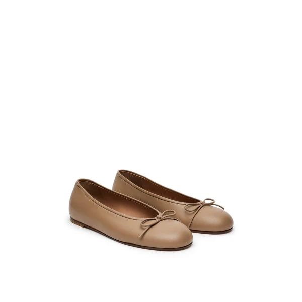 Scanlan Theodore Tailored Ballet Flat in Sable | Flats | Luxury Shoes 
