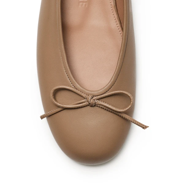 Scanlan Theodore Tailored Ballet Flat in Sable | Flats | Luxury Shoes 