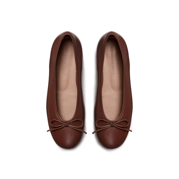 Scanlan Theodore Tailored Ballet Flat in Spice | Flats | Luxury Shoes 