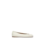 Scanlan Theodore Tailored Ballet Flat in Stone | Flats | Luxury Shoes 