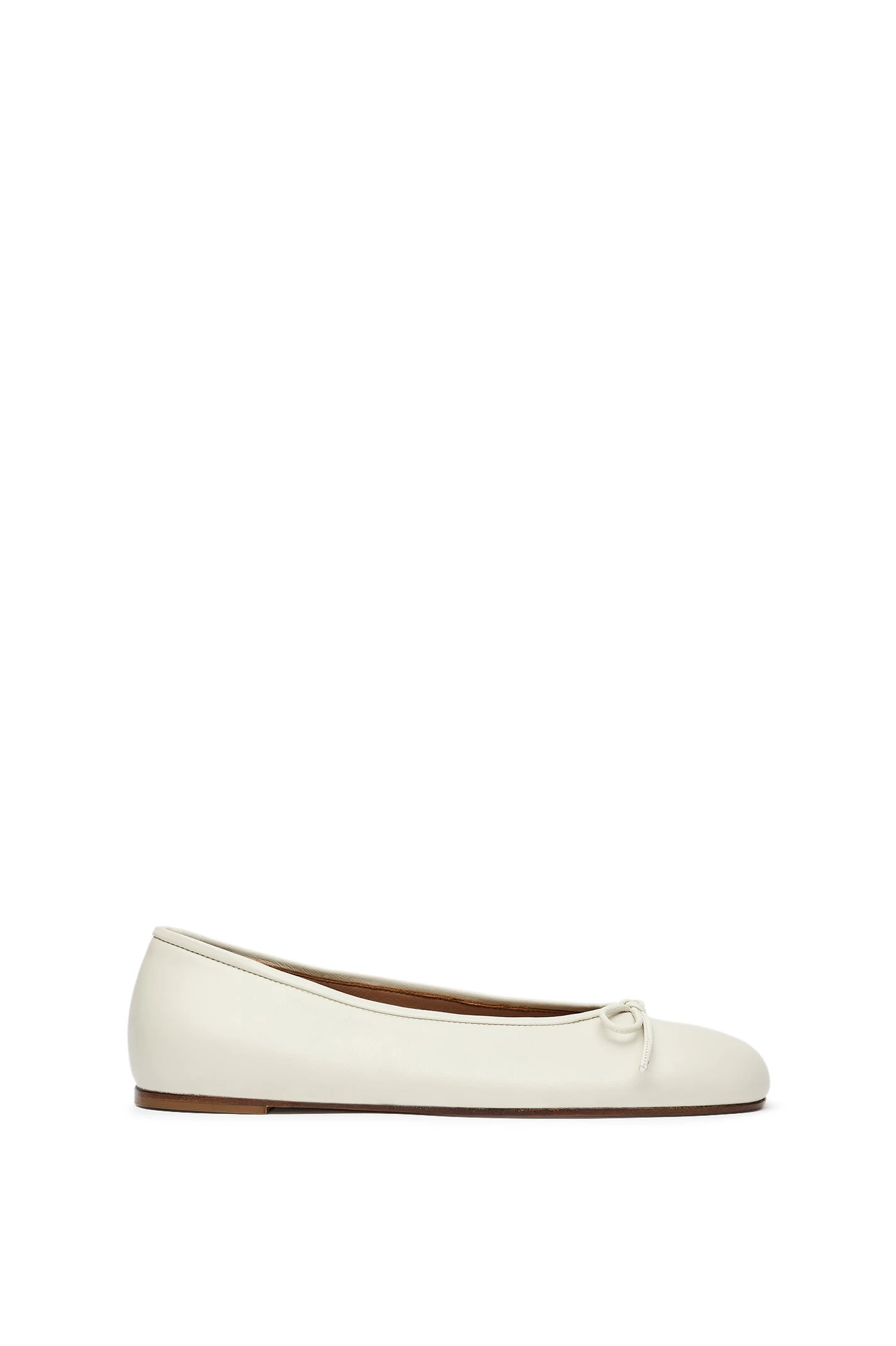 Scanlan Theodore Tailored Ballet Flat in Stone Scanlan Theodore Tailored Ballet Flat in Stone | Flats | Luxury Shoes
