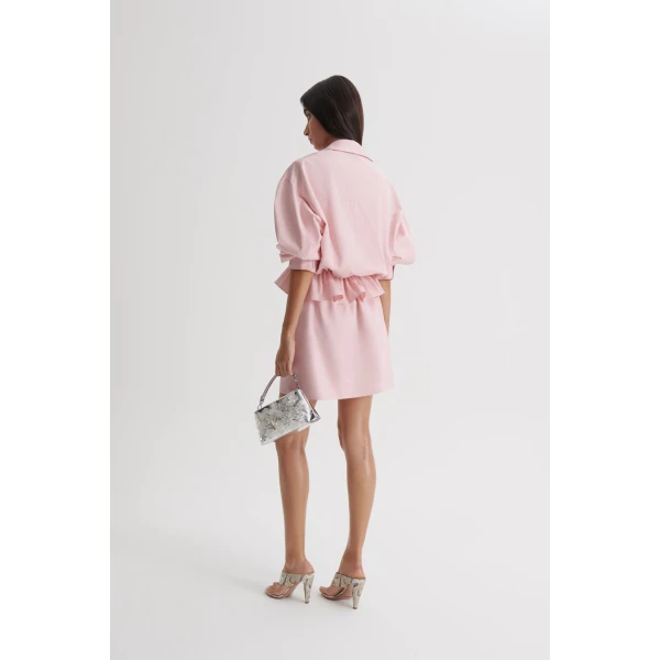 Scanlan Theodore Tech Mini Skirt in Pink | Skirts | Luxury Shoes 
