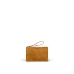 Scanlan Theodore The Athos Flat Pouch in Brandy at Luxury Shoes Scanlan Theodore The Athos Flat Pouch in Brandy