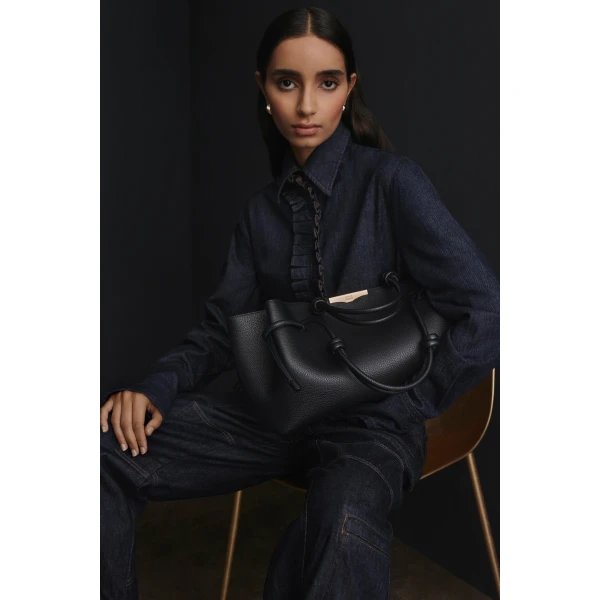 Scanlan Theodore The Athos Shopper in Midnight Blue | Totes & Top-Handle Bags | Luxury Shoes 