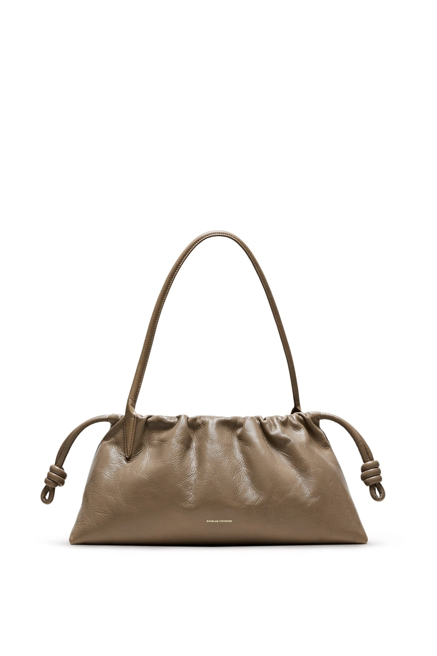 Scanlan Theodore The Athos Trapeze in Taupe at Luxury Shoes Scanlan Theodore The Athos Trapeze in Taupe