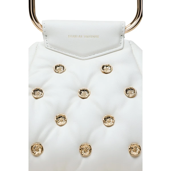 Scanlan Theodore The Bracelet Bag in Cream | Totes & Top-Handle Bags | Luxury Shoes 