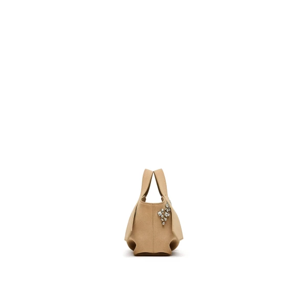 Scanlan Theodore The Carry All Embellished Nano in Biscotto | Mini Bags | Luxury Shoes 