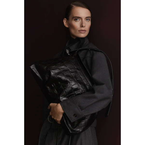 Scanlan Theodore The Carry All Hobo in Black | Shoulder & Crossbody Bags | Luxury Shoes 