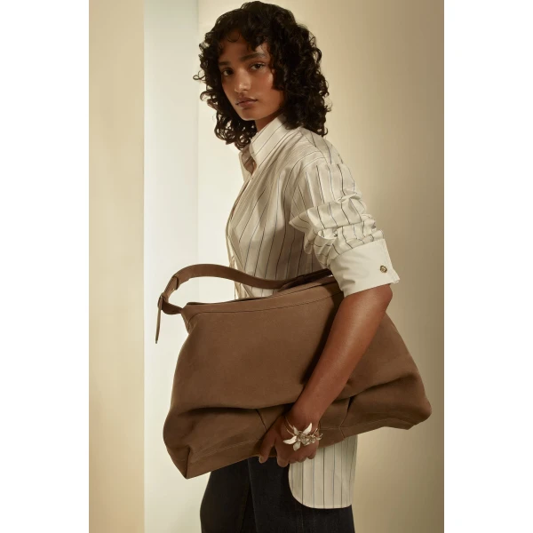 Scanlan Theodore The Carry All Hobo in Dark Taupe | Shoulder & Crossbody Bags | Luxury Shoes 