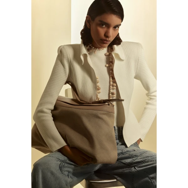 Scanlan Theodore The Carry All Hobo in Sand | Shoulder & Crossbody Bags | Luxury Shoes 