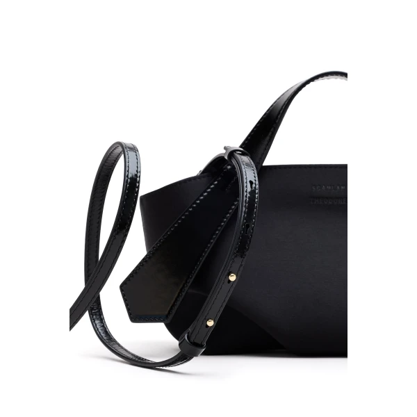 Scanlan Theodore The Carry All Satin Nano in Nero | Mini Bags | Luxury Shoes 