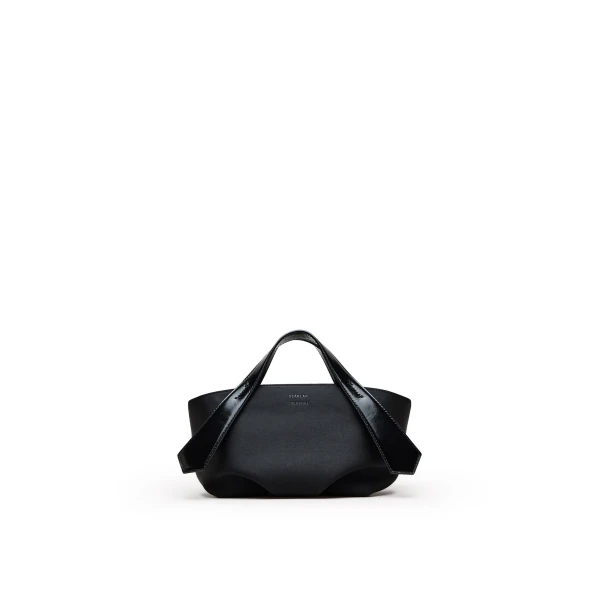 The Carry All Satin Nano in Nero
