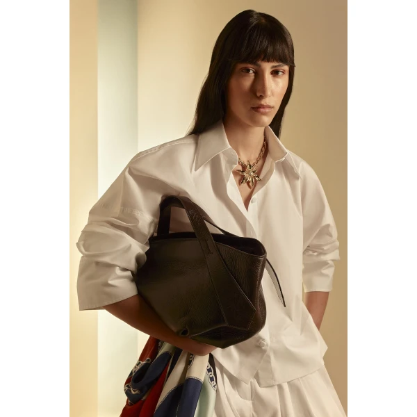 Scanlan Theodore The Carry All Shopper Medium in Ombra | Totes & Top-Handle Bags | Luxury Shoes 