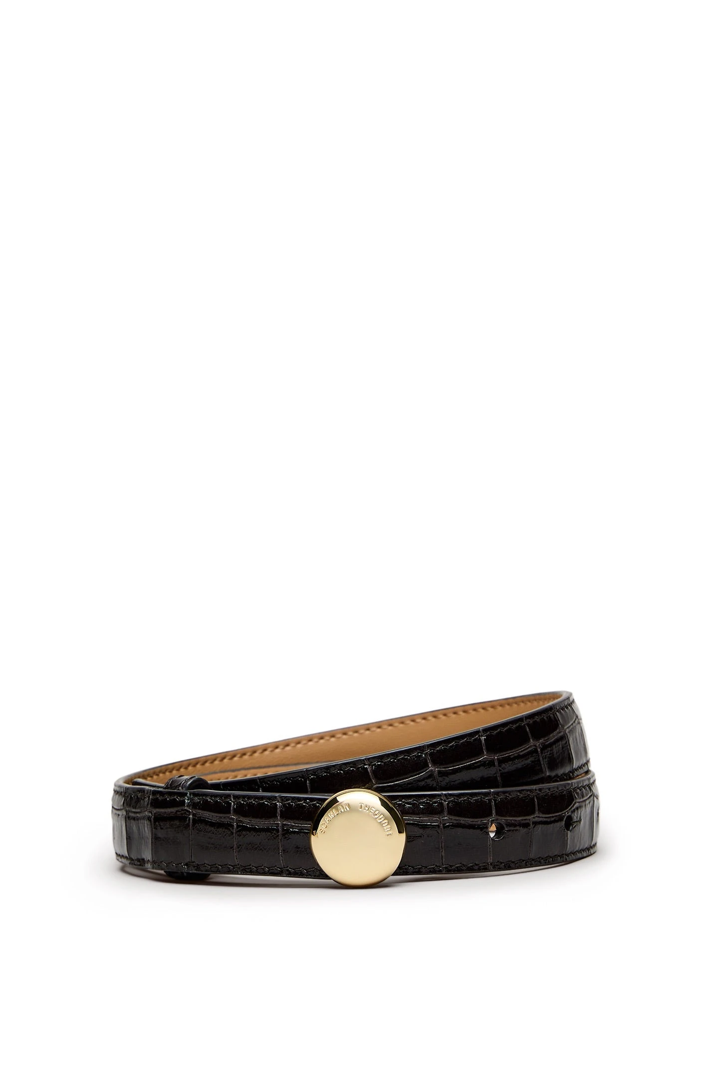 Scanlan Theodore The Ilios Belt 2 in Dark Chocolate Scanlan Theodore The Ilios Belt 2 in Dark Chocolate | Belts | Luxury Shoes