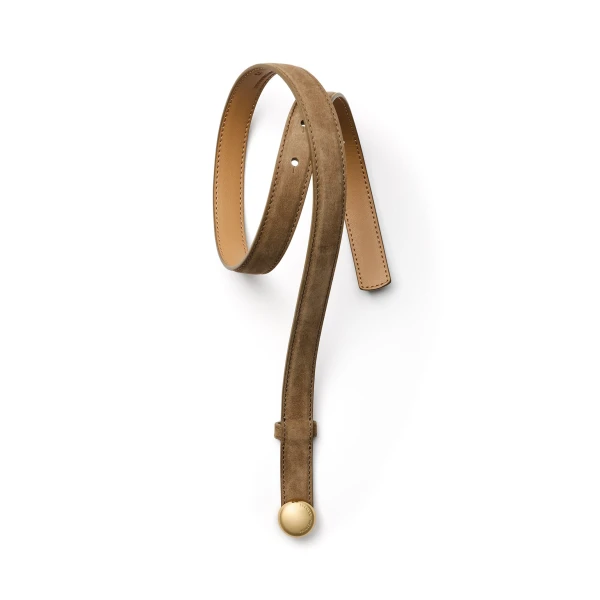 Scanlan Theodore The Ilios Belt 2 in Dark Taupe | Belts | Luxury Shoes 