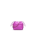 Scanlan Theodore The Leather Drawstring Bag in Fuschia | Bucket Bags | Luxury Shoes 
