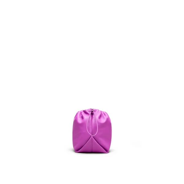Scanlan Theodore The Leather Drawstring Bag in Fuschia | Bucket Bags | Luxury Shoes 
