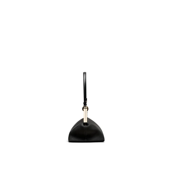 Scanlan Theodore The Lip Frame Clutch in Anthracite | Clutch Bags | Luxury Shoes 