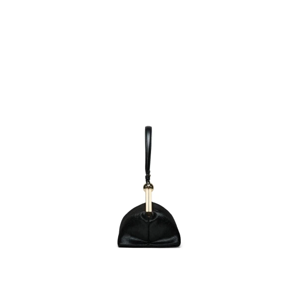 Scanlan Theodore The Lip Frame Clutch in Black | Clutch Bags | Luxury Shoes 