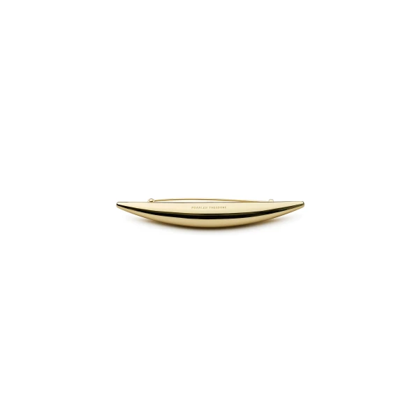 The Luna Brooch in Light Gold
