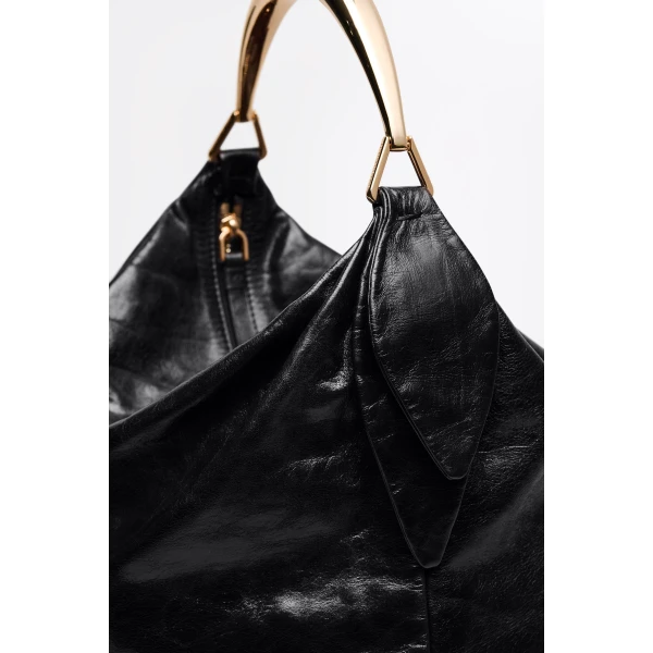 Scanlan Theodore The Luna Hobo in Black | Shoulder & Crossbody Bags | Luxury Shoes 