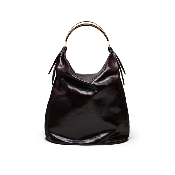 Scanlan Theodore The Luna Hobo in Mogano | Shoulder & Crossbody Bags | Luxury Shoes 