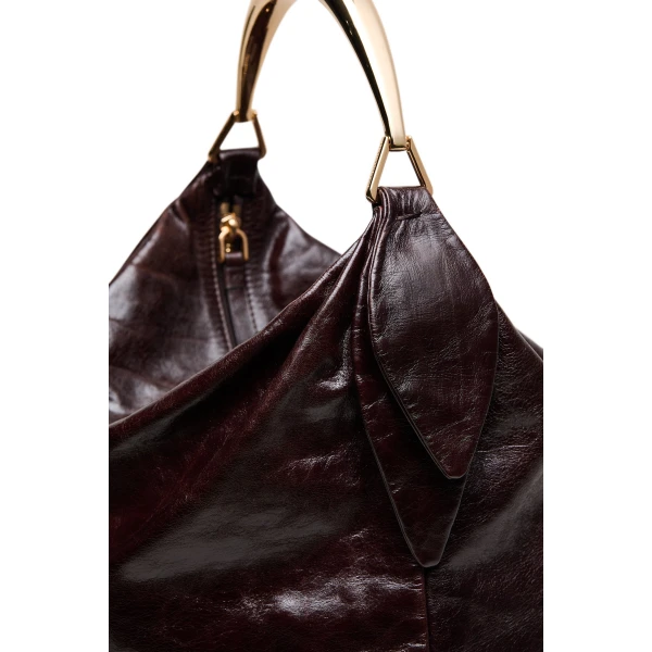 Scanlan Theodore The Luna Hobo in Mogano | Shoulder & Crossbody Bags | Luxury Shoes 