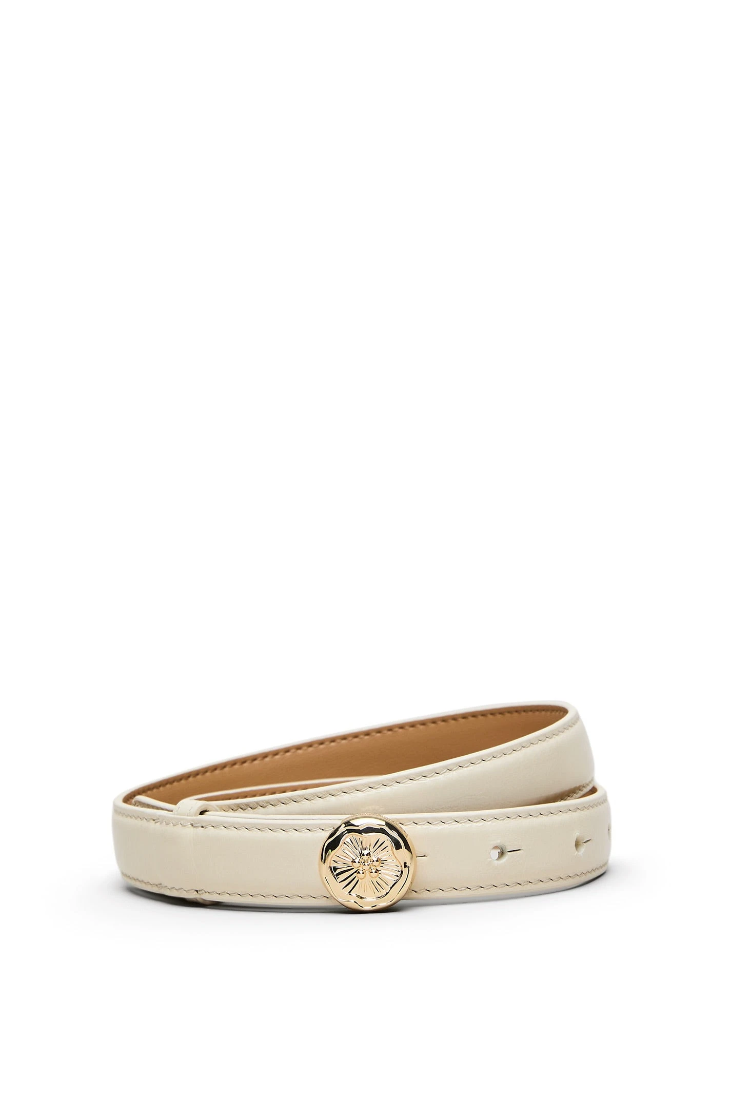 Scanlan Theodore The Poppy Sphere Belt 2 in Cloud Scanlan Theodore The Poppy Sphere Belt 2 in Cloud | Belts | Luxury Shoes