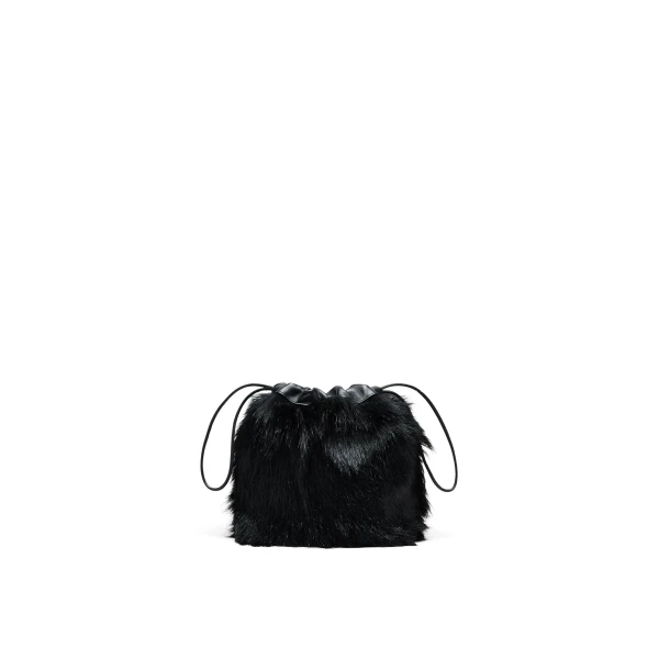 Scanlan Theodore The Toscana Drawstring Bag in Black | Bucket Bags | Luxury Shoes 