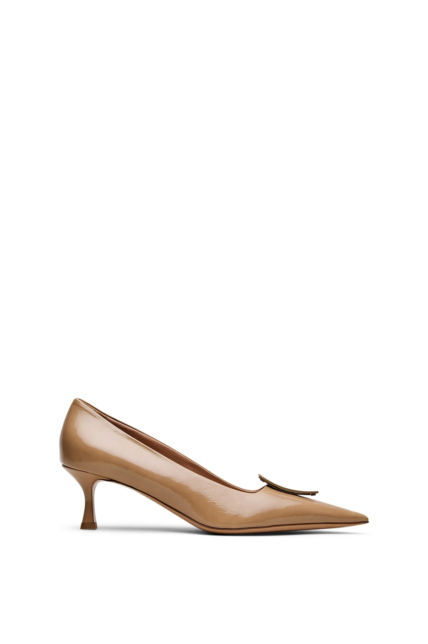 Scanlan Theodore Triangle Frame Pump 6 in Caramel Scanlan Theodore Triangle Frame Pump 6 in Caramel | Heels | Luxury Shoes