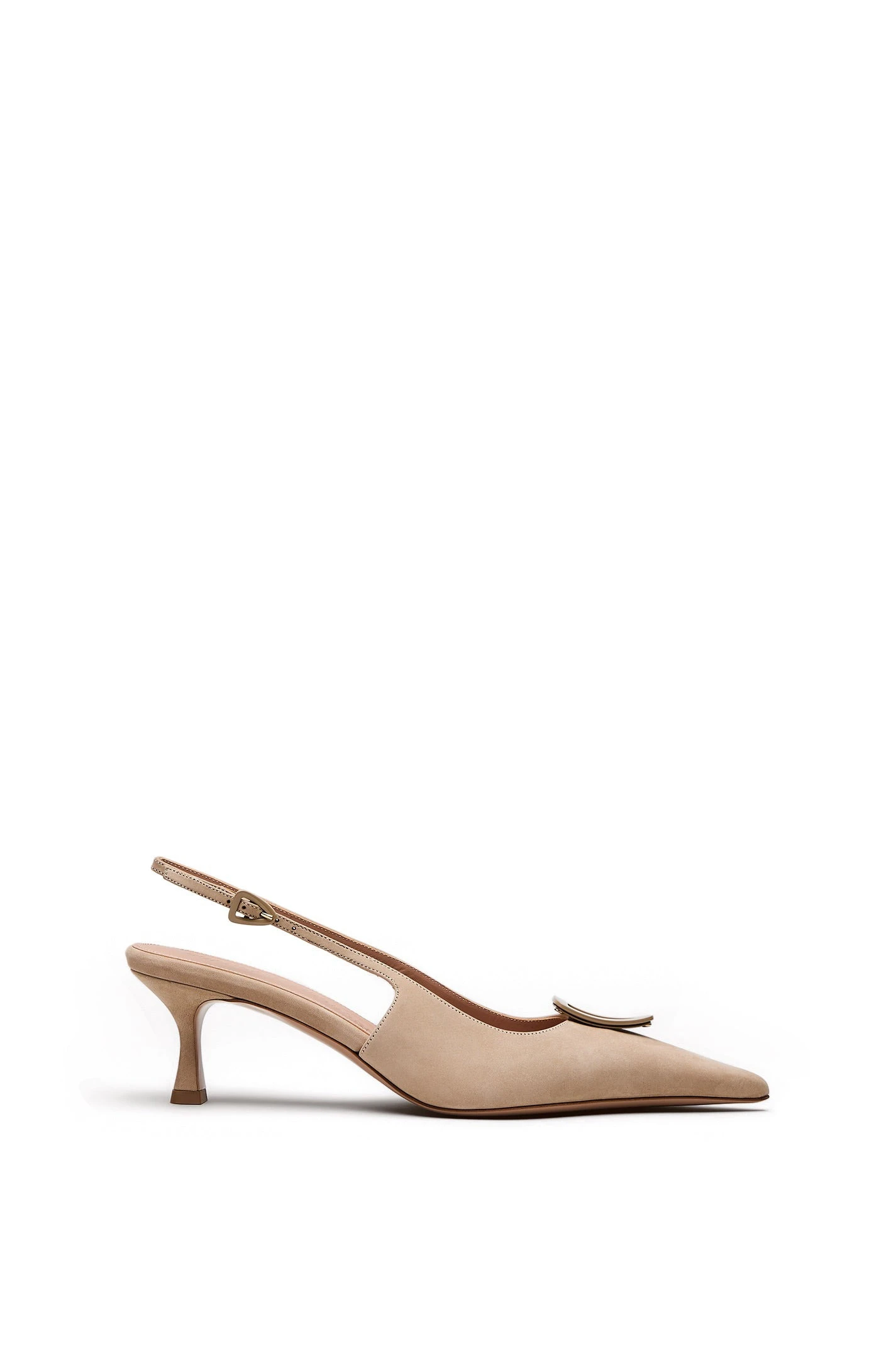Scanlan Theodore Triangle Frame Slingback 6 in Sable Scanlan Theodore Triangle Frame Slingback 6 in Sable | Heels | Luxury Shoes