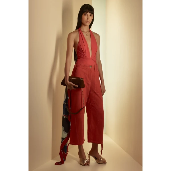 Scanlan Theodore Turban Drape One Piece in Morocco | Swimsuits | Luxury Shoes 