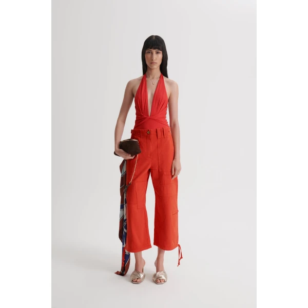 Scanlan Theodore Turban Drape One Piece in Morocco | Swimsuits | Luxury Shoes 